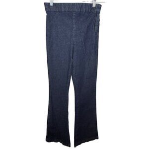 Express Super High Rise Flare Jeans Dark Wash Bootcut Stretch Denim Size 2R